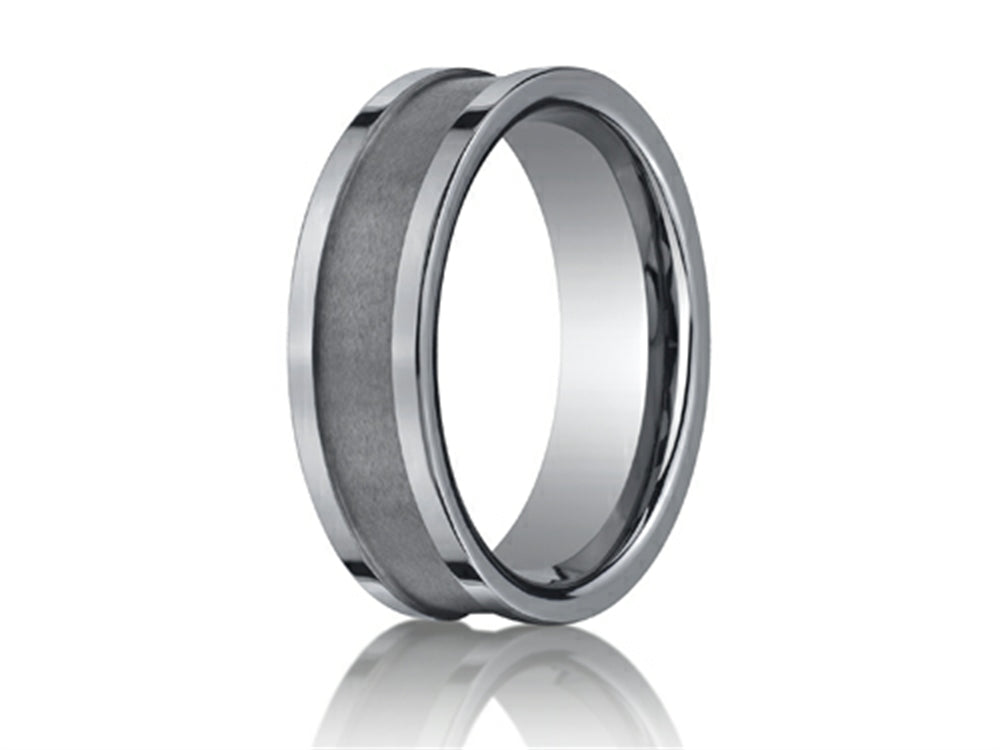Benchmark® 7mm Comfort Fit Tungsten Carbide Wedding Band / Ring