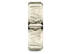 Benchmark® 18 Karat Gold 7mm Comfort-fit Hammered Finish Grooved Carved Design Wedding Band Ring