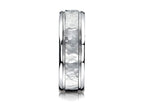 Benchmark® 7mm Comfort Fit Hammered-Finished  Wedding Band / Ring