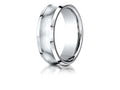 Benchmark® 14k Gold 7.5mm Comfort-fit Satin-finished Concave Beveled Edge Design Wedding Band Ring