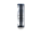 Benchmark® 7mm Tungsten Forge® Wedding Band Ring with Seranite Center
