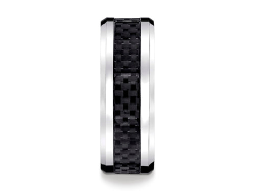 Benchmark® Cobalt Chrome 8mm Comfort Fit Wedding Band / Ring