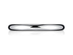 Benchmark® 2.5mm Comfort-fit High Polished Round Carved Design Wedding Band Ring