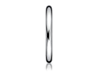 Benchmark® 2.5mm Comfort-fit High Polished Round Carved Design Wedding Band Ring
