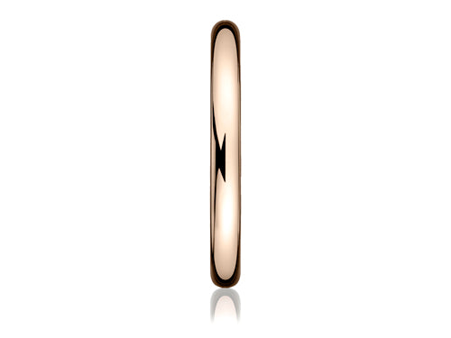 Benchmark® 2.5mm Comfort-fit High Polished Round Carved Design Wedding Band Ring