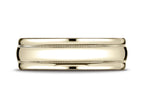 Benchmark® 14k Gold 7.5mm Comfort-fit Milgrain High Polish Carved Design Wedding Band Ring