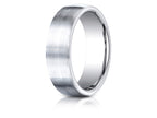 Benchmark® Cobalt Chrome™ 7.5mm Comfort-fit Satin-finished Design Ring