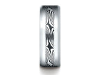 Benchmark® Cobalt Chrome™ 8.0 Comfort-fit Satin-mokume Design Ring