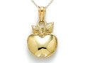 Finejewelers 14k Yellow Gold Polished Apple Pendant Necklace - Chain Included