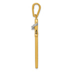 FJC Finejewelers 14k Two-tone Gold Cross Charm