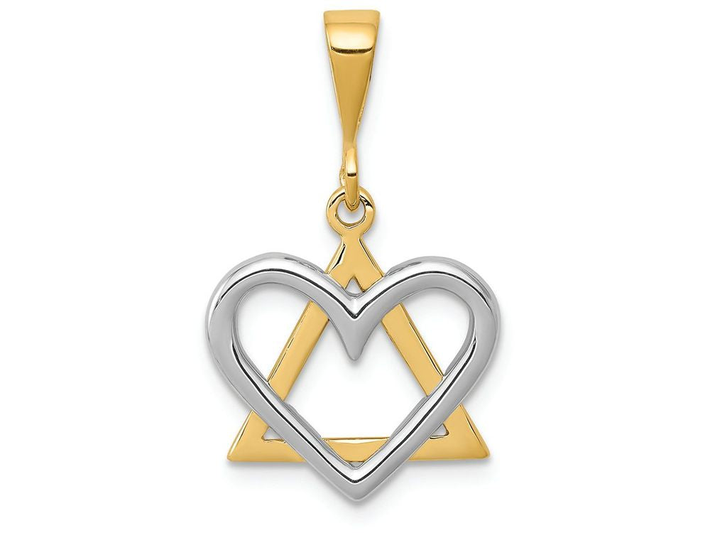 FJC Finejewelers 14k Two-tone Gold Charm