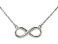 Finejewelers 925 Sterling Silver Infinity Pendant Necklace - 16/18 Inch Adjustable Chain Included