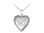 Finejewelers Sterling Silver 20mm Heart Infinite Love Locket, 16-18 Inch Adjustable Box Chain