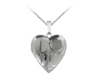 Finejewelers Sterling Silver 20mm Heart Love Locket, 16-18 Inch Adjustable Box Chain