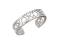 Finejewelers Sterling Silver Rhodium Finish Toe Ring X and O