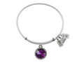Wind And Fire Expandable Bangle February Birth Month