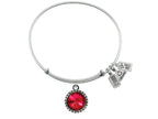 Wind And Fire Expandable Bangle July Birth Month