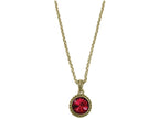Wind And Fire January Birth Month Necklace