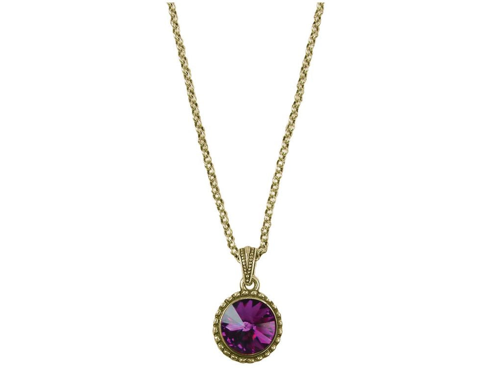 Wind And Fire February Birth Month Necklace
