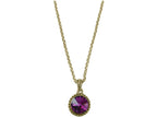 Wind And Fire February Birth Month Necklace