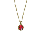 Wind And Fire July Birth Month Necklace