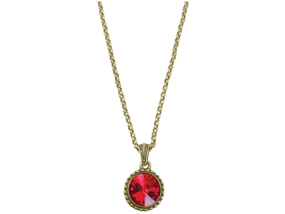 Wind And Fire July Birth Month Necklace