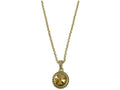 Wind And Fire November Birth Month Necklace