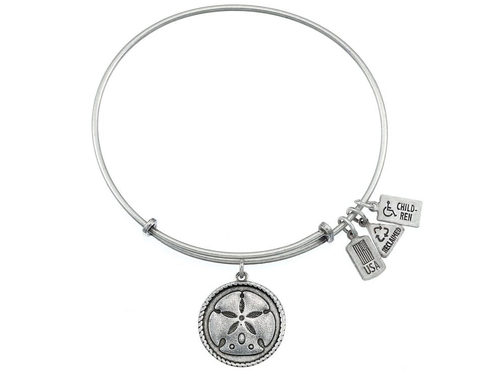 Wind And Fire Expandable Bangle Sand Dollar