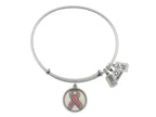 Wind And Fire Expandable Bangle Pink Ribbon