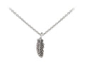Wind And Fire Feather Dainty Pendant Necklace With 18 Inch Adjustable Chain