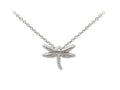 Wind And Fire Dragonfly Dainty Pendant Necklace With 18 Inch Adjustable Chain