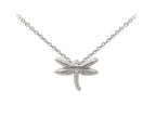 Wind And Fire Dragonfly Dainty Pendant Necklace With 18 Inch Adjustable Chain