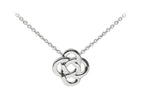 Wind And Fire Celtic Knot Dainty Pendant Necklace With 18 Inch Adjustable Chain