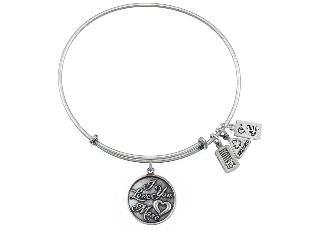 Wind And Fire Expandable Bangle I Love You More