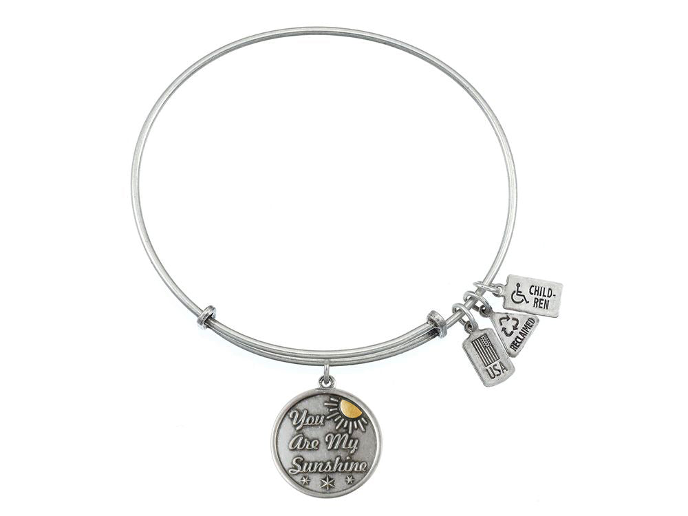 Wind And Fire Expandable Bangle You Are My Sunshine