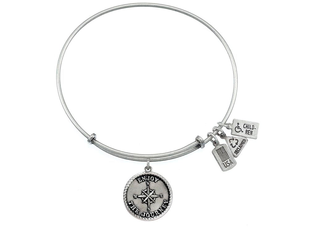 Wind And Fire Expandable Bangle Enjoy The Journey
