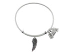 Wind And Fire Expandable Bangle Angel Wing