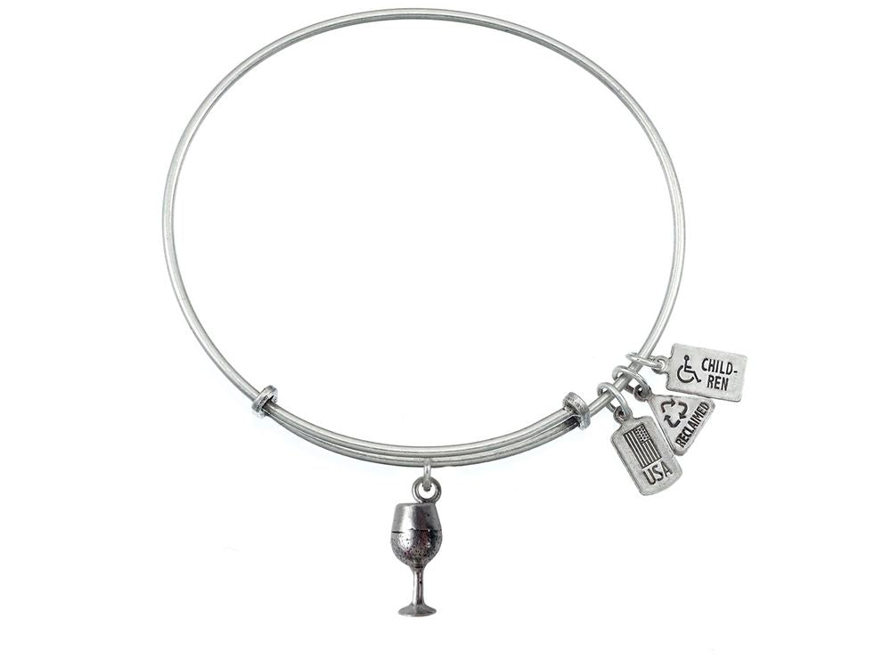 Wind And Fire Expandable Bangle Wine Glass