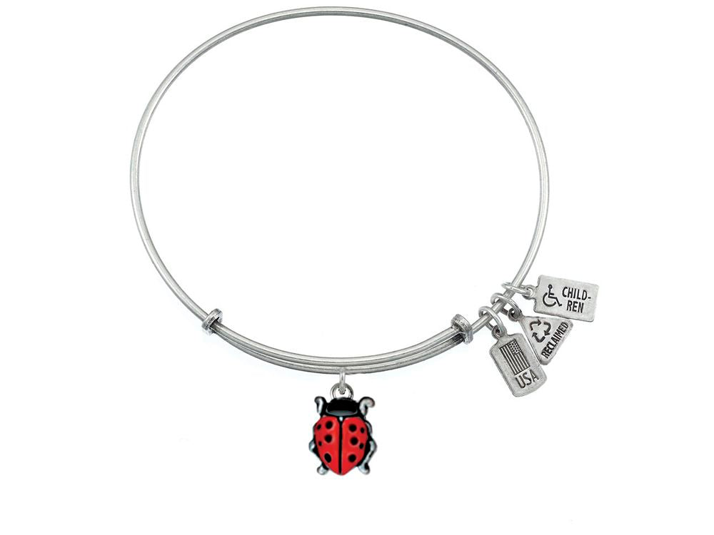 Wind And Fire Expandable Bangle Ladybug
