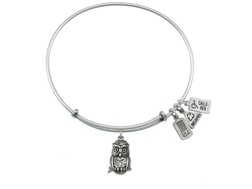 Wind And Fire Expandable Bangle Owl