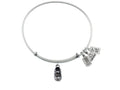 Wind And Fire Expandable Bangle Baby Shoe