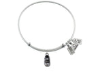 Wind And Fire Expandable Bangle Baby Shoe
