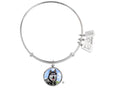 Wind And Fire Pet Collection Expandable Bangle With Husky Photo Charm