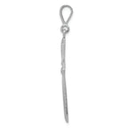 FJC Finejewelers 14k White Gold Passion Cross Charm