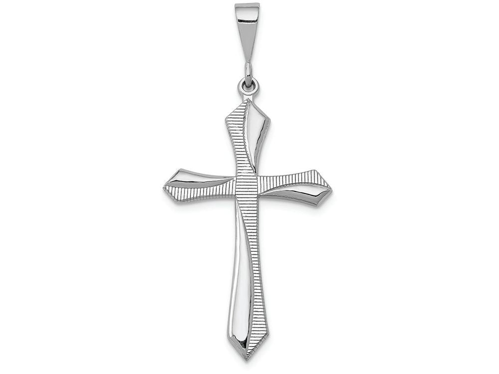 FJC Finejewelers 14k White Gold Passion Cross Charm