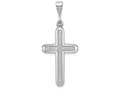 FJC Finejewelers 14k White Gold Cross Charm