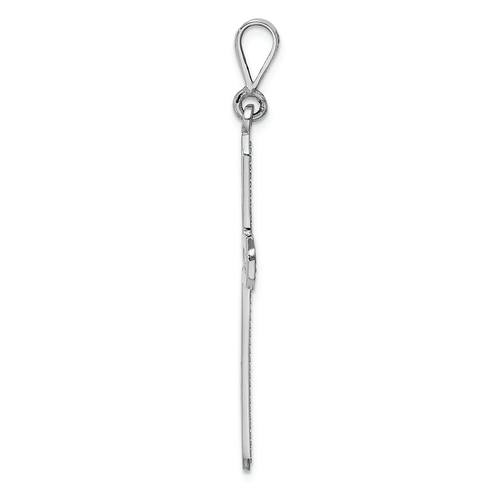 FJC Finejewelers 14k White Gold Cross Charm
