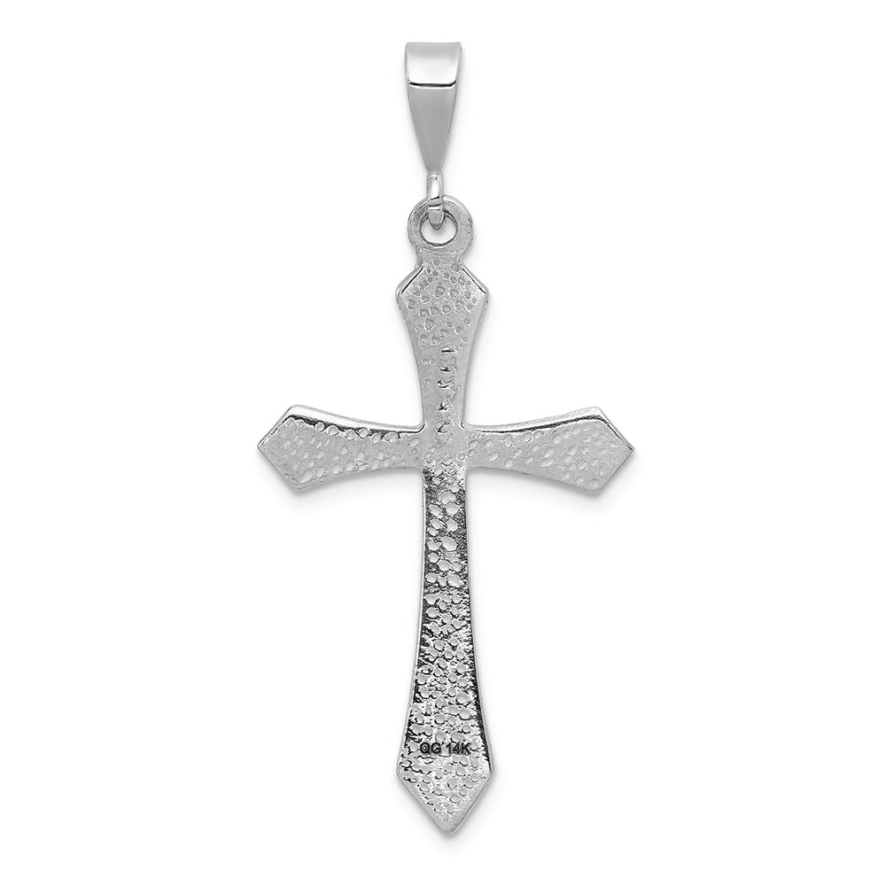 FJC Finejewelers 14k White Gold Passion Cross Charm