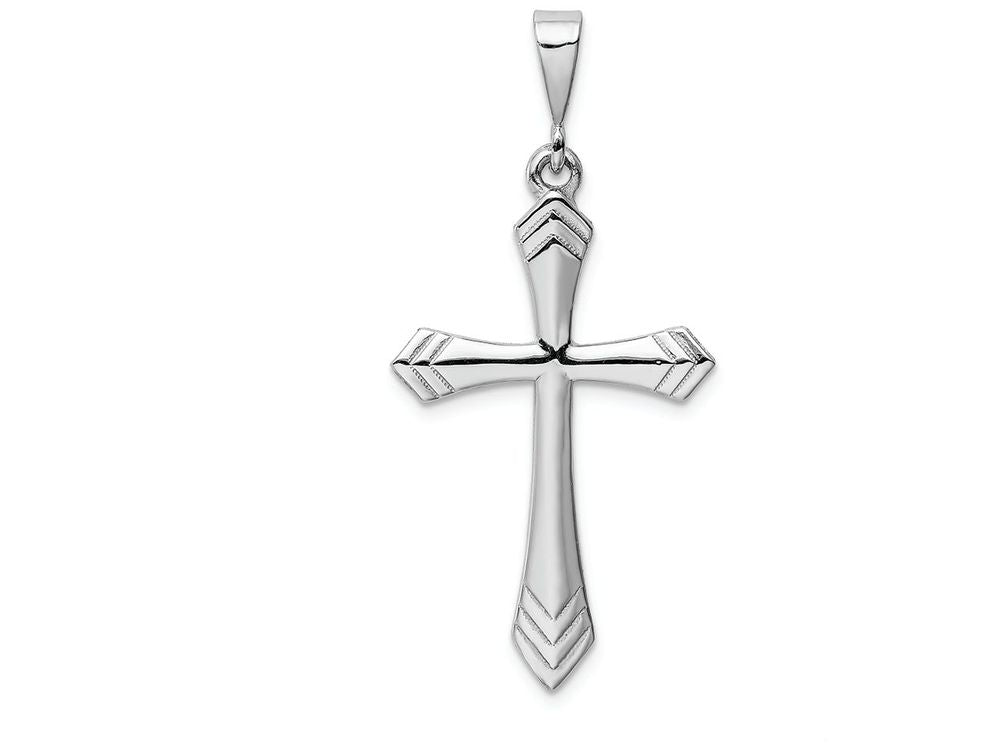 FJC Finejewelers 14k White Gold Passion Cross Charm