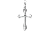 FJC Finejewelers 14k White Gold Passion Cross Charm